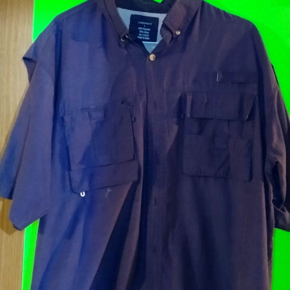 London and company vented fishing gear shirt